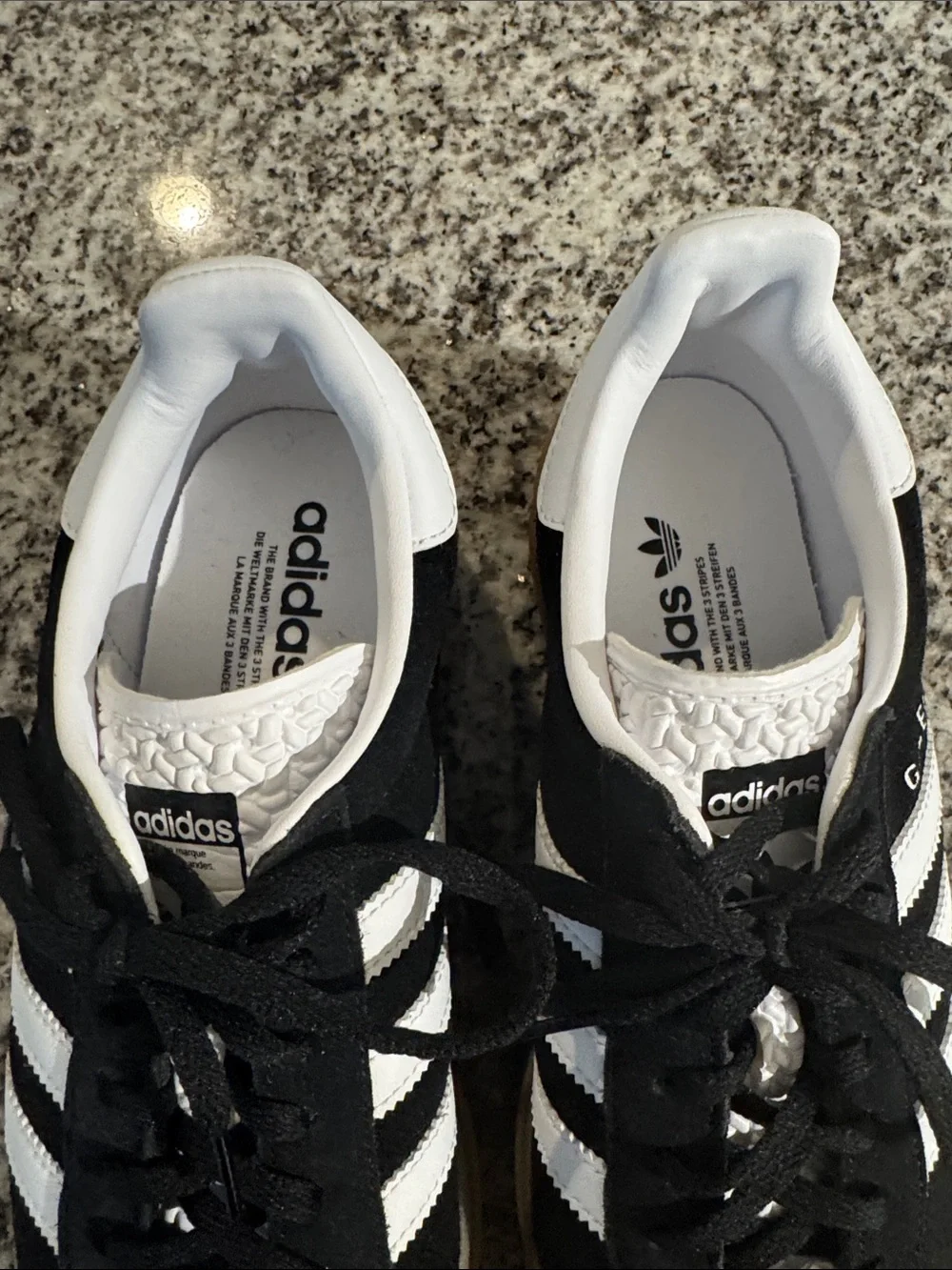 adidas Gazelle Women’s Black platform Gazelle shoes- size 9 - Picture 4 of 9